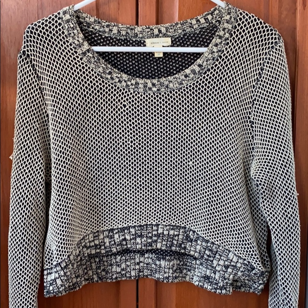 80s crop sweater